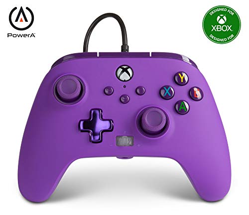 PowerA Enhanced Wired Controller for Xbox Series X|S – Royal Purple