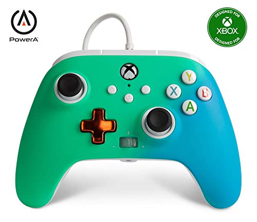 PowerA Enhanced Wired Controller for Xbox Series X|S – Seafoam Fade